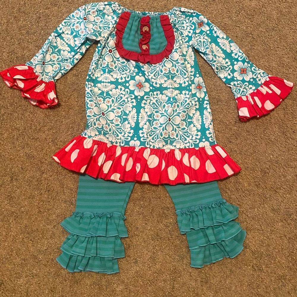 Anna Cole by La Jenns 2 piece boutique childrens outfit